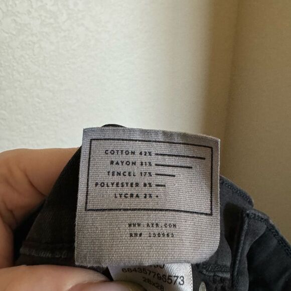 AYR the chiller jeans size 28 x‎ 28 in black - Picture 8 of 11